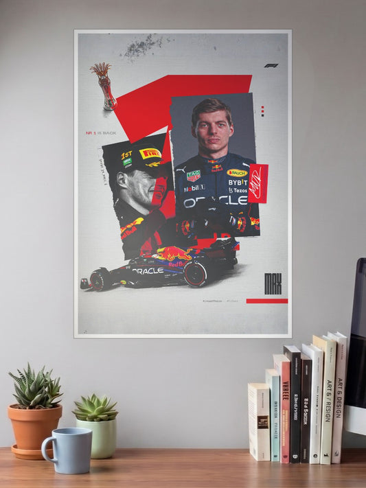 Red bull : Max Verstappen | Unstoppable Force | F1 Poster
