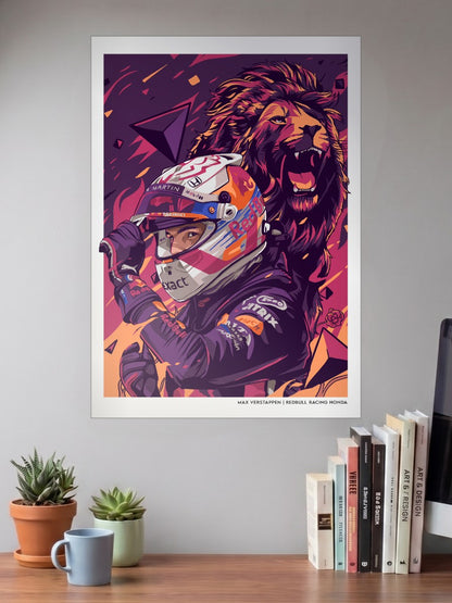 Redbubble The Dutch Lion 33 Max Verstappen Poster