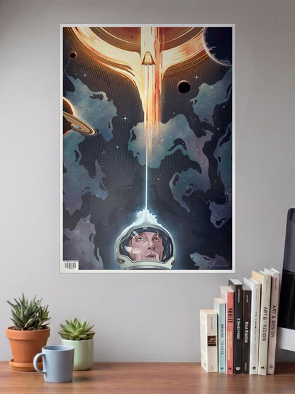Interstellar Black hole Art Poster