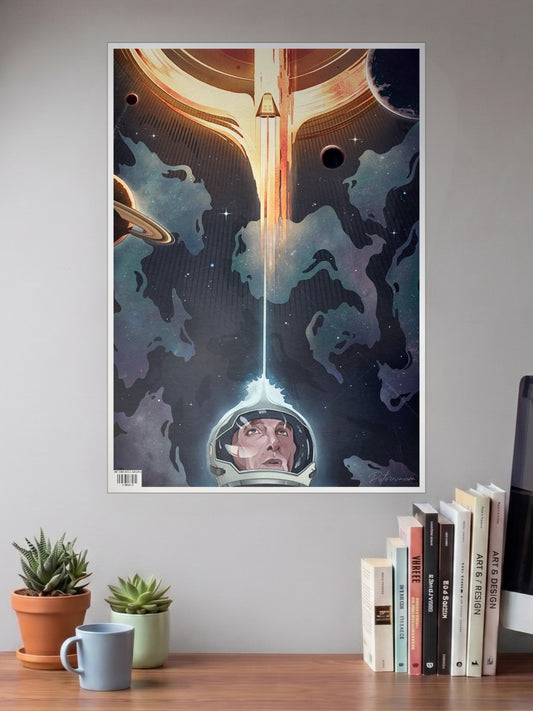 Interstellar Black hole Art Poster