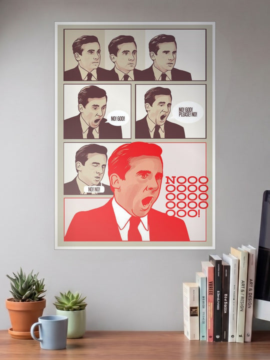 Michael Scott 'NOOOOOO' - The Office Poster