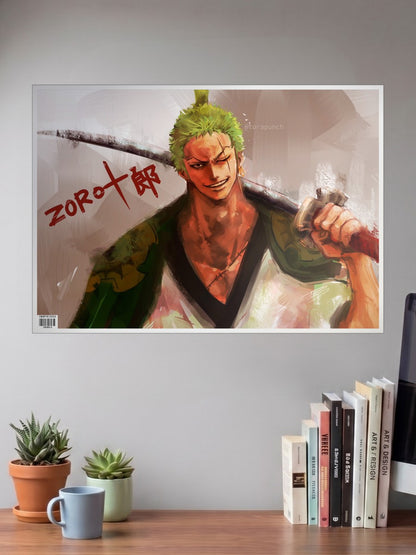 The Demon Swordsman | Zoro One Piece | Anime Poster