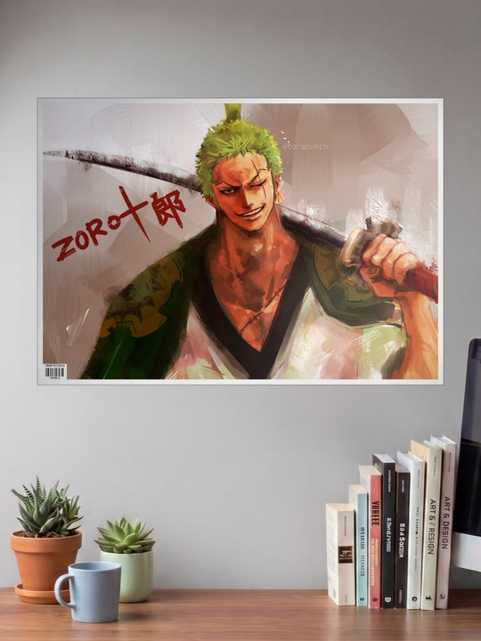 The Demon Swordsman | Zoro One Piece | Anime Poster