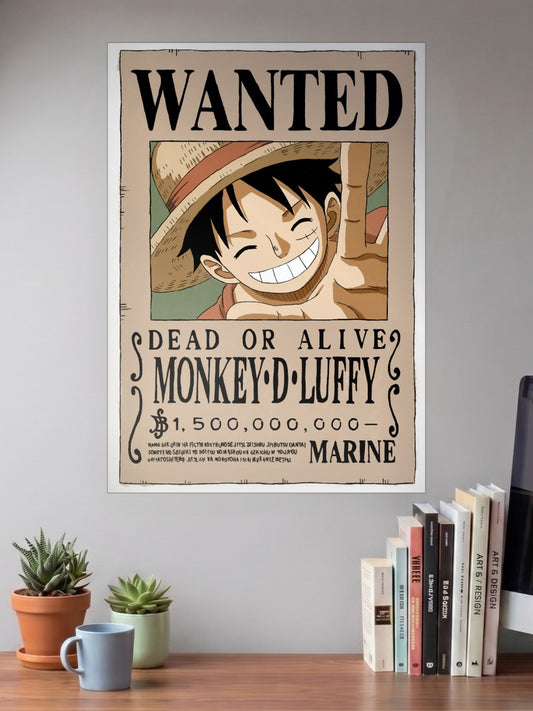Luffy Wanted Poster