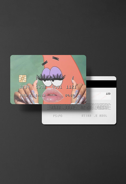 Patrick Material Girl credit card skin