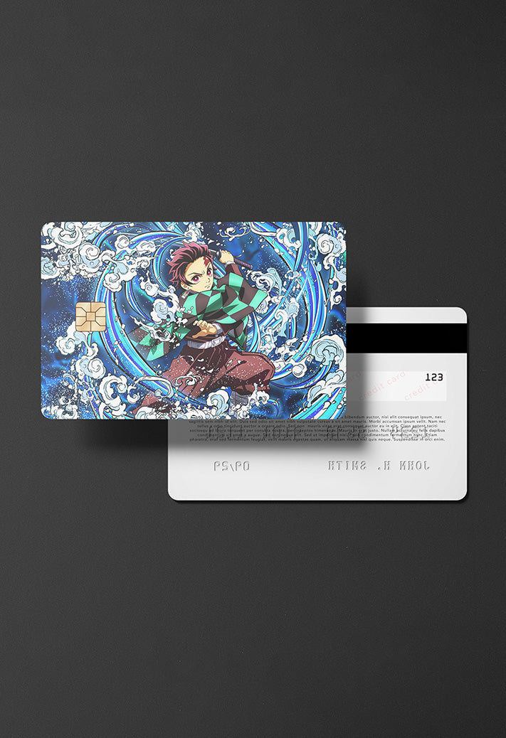 Tanjiro credit card skin