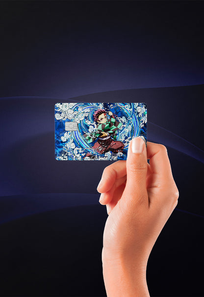 Tanjiro credit card skin