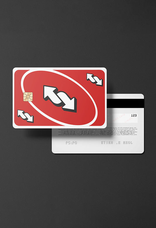 Uno Reverse credit card skin