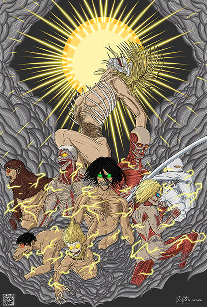 The Nine Titans Poster