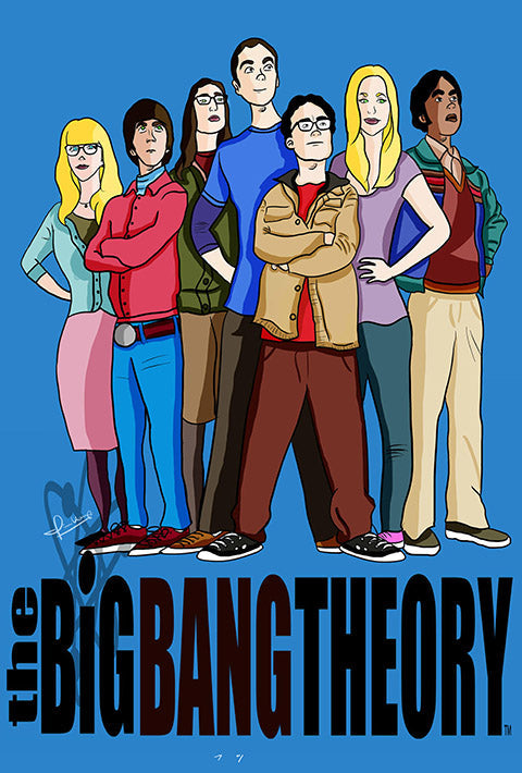 Big Bang Theory Animated – Posterwa