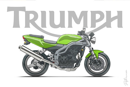 Triumph Street triple Poster