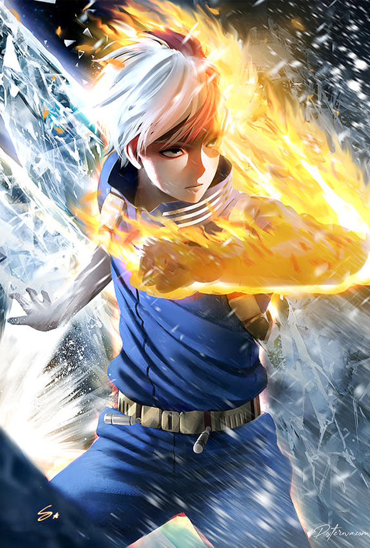 Shoto Todoroki Poster