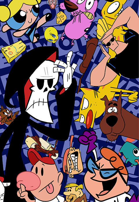 Cartoon Network collage Poster