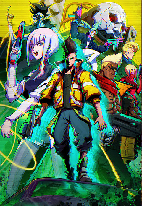 Cyberpunk Anime Poster