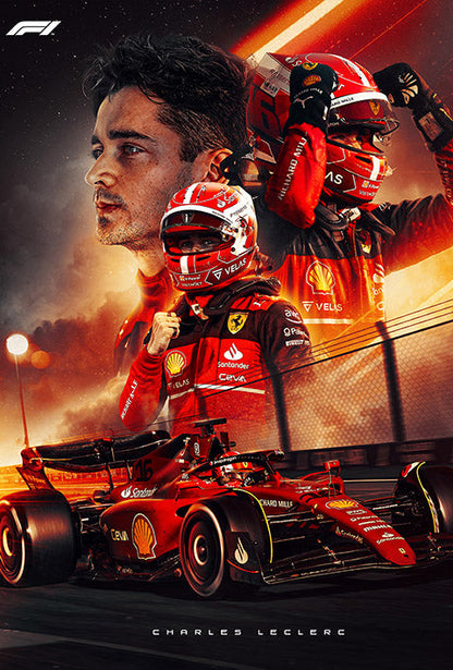 Leclerc Victory Poster