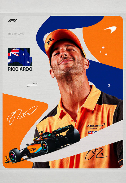 McLaren : Daniel Ricciardo Poster