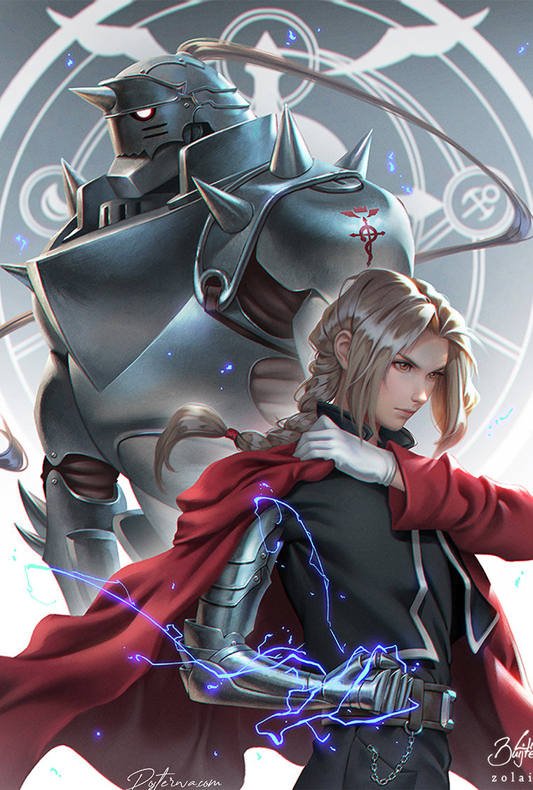 Full Metal Alchemist Brotherhood Poster – Posterwa