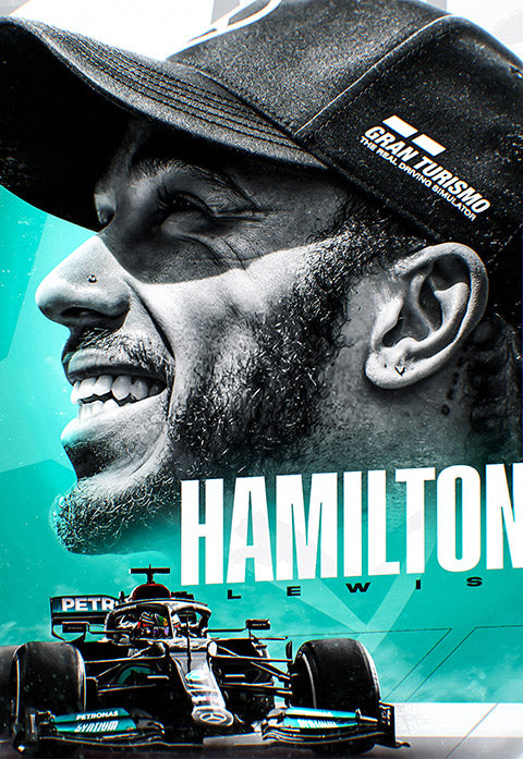 Lewis Hamilton solo Poster