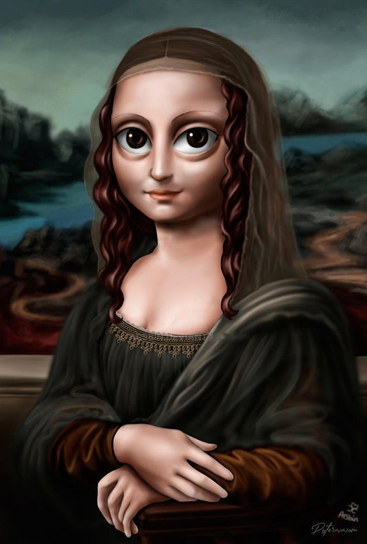 Mona Lisa Funny Poster