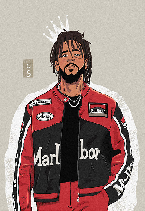 J Cole Poster