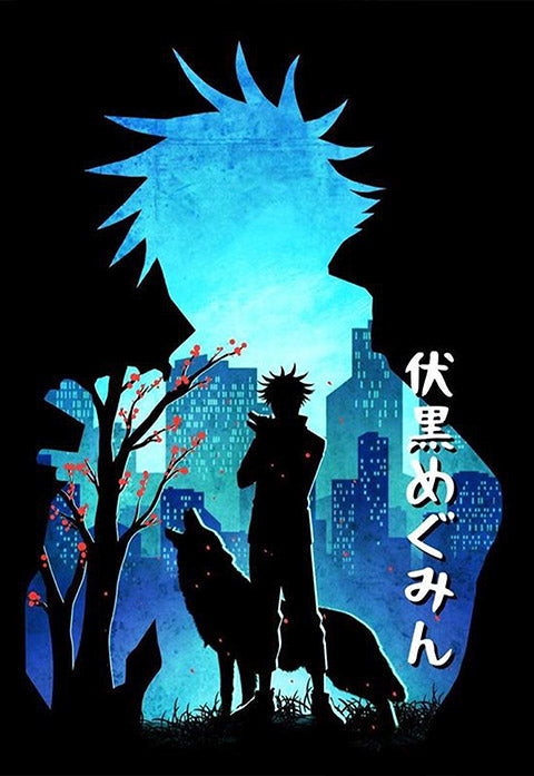 Gojo shadow poster