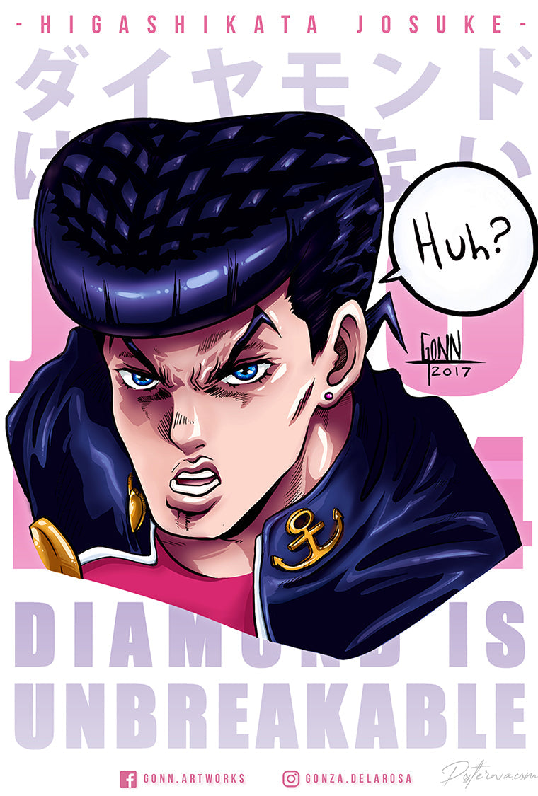 Josuke Diamond is Unbreakable Poster