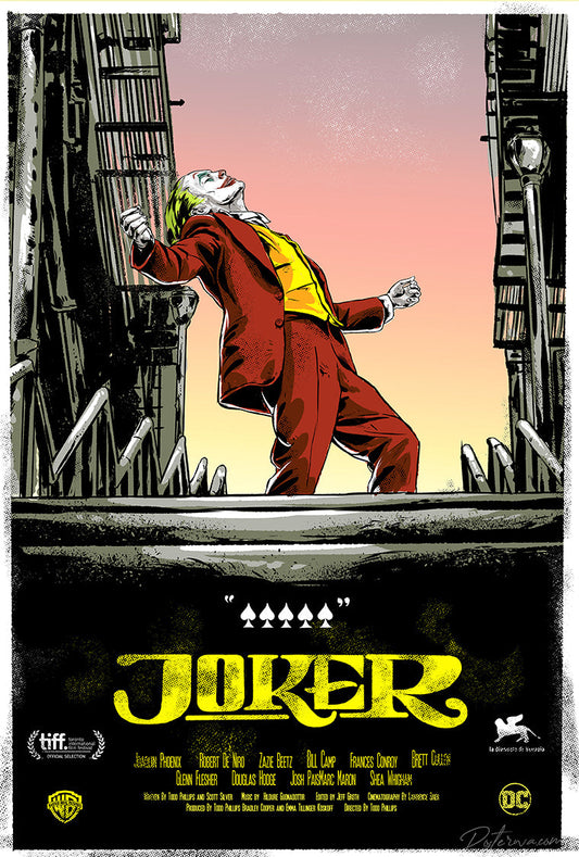 Joaquin Phoenix Joker Poster