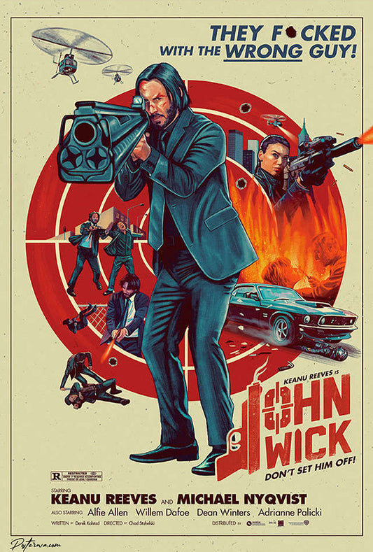 John wick Title Card Poster