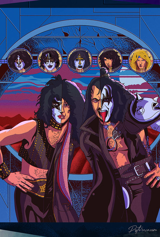 Kiss band Poster