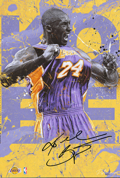 Kobe Lakers Poster