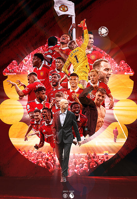 Manchester United Team Poster