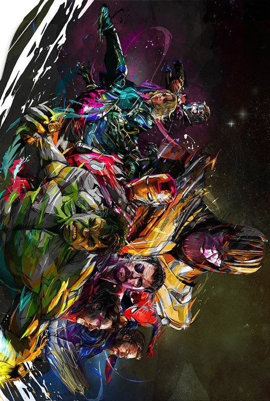 Avengers: Endgame Art Poster