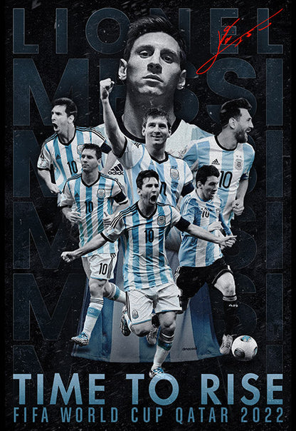 Messi FIFA - Qatar Poster