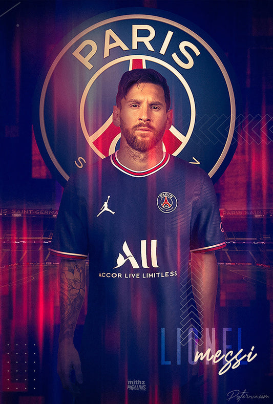 PSG Messi Poster