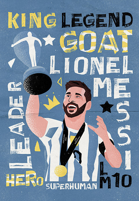 Lionel Messi legend Poster