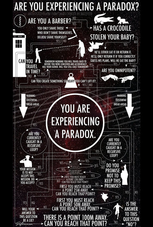 Paradox Quote Poster