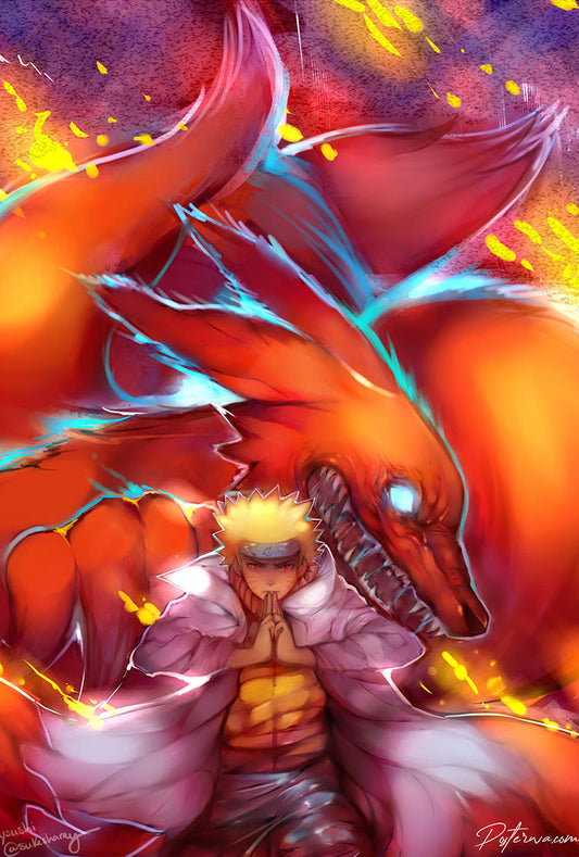 Naruto nine Tails Poster