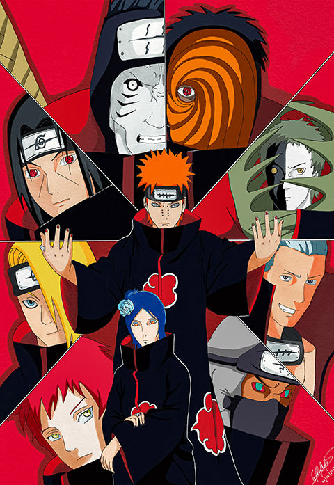 Naruto Characters Poster – Posterwa