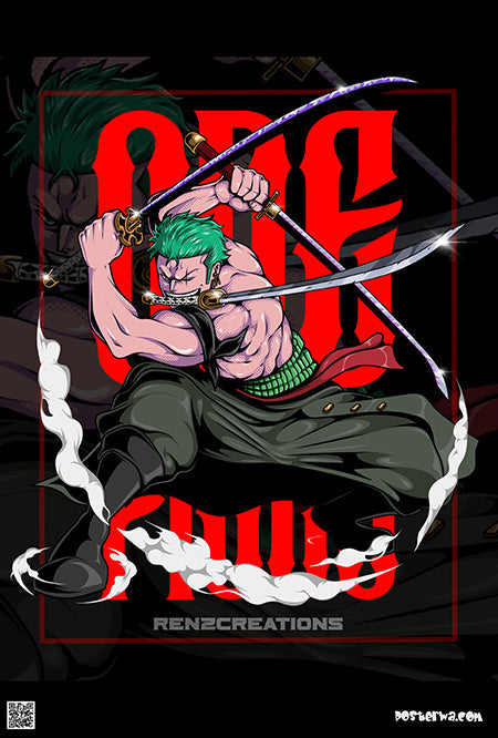 Zoro- One Piece Anime Poster