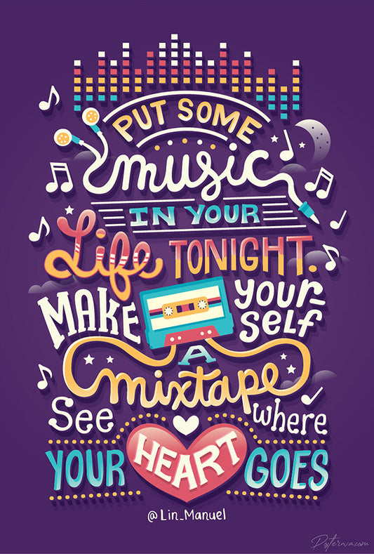 Music Quote Poster