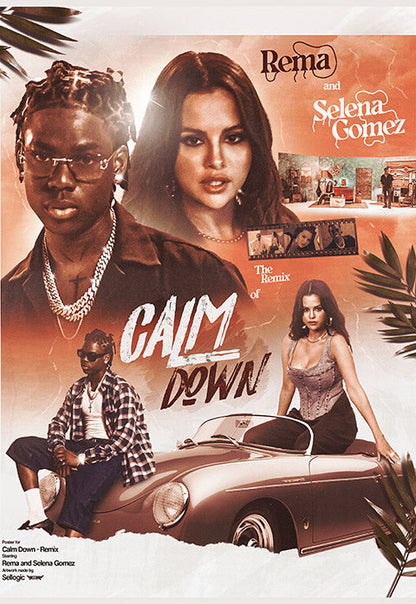 Rema and Selena Gomez Poster