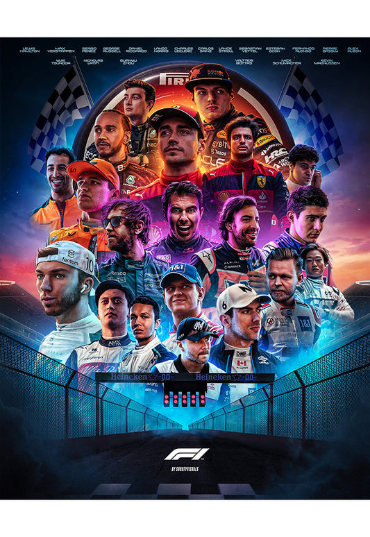 F1 rooster Poster
