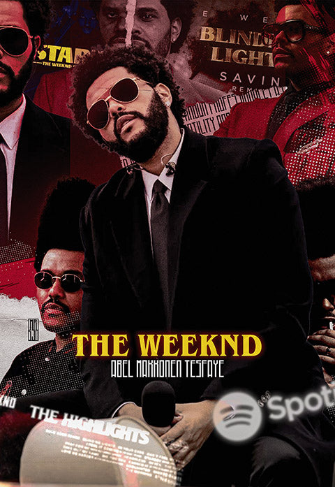 The Weeknd Moodboard Poster