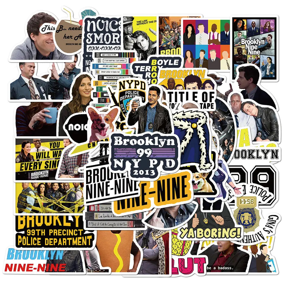 Brooklyn 99 Stickers (Random Set of 5) – Posterwa